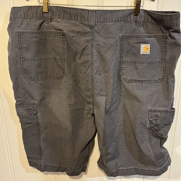 Carhartt Force Cargo Shorts Men’s Size 46 Relaxed Fit Grey Workwear BS3543-M - Picture 5 of 10